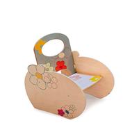 Dida - Poltroncina Fiori, Poltrona in Legno per Bambini 2 3 4 Anni, Montessori, Ideale per Cameretta Asili e Aree Gioco, Design Elegante Colorato e Sicuro