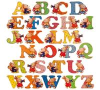 Dida - Set 9 Lettere in Legno 6 cm (A-Z) - Alfabeto Colorato per Nomi Bambini, Decorazioni Cameretta, Nascita e Compleanno, Lettere Artistiche Made in Italy