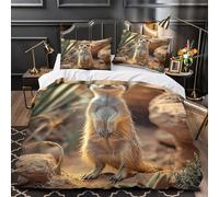 Didattica della matematica copripiumino 3 Pezzi stampa di 3D incluso federe decorazione per camera da letto Design geometrico colorato Set Di Copripiumino for ragazzi e bambini Double（200x200cm）