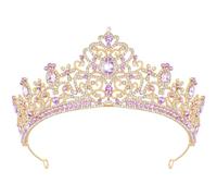 Didder Viola Principessa Tiara Corona Tiare e Corone per le Donne Spose Compleanno Matrimonio Quinceanera Prom Queen Halloween Corona