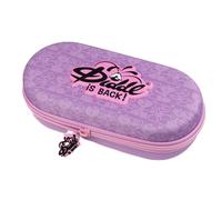 Diddl - Astuccio 3D 20 x 10 x 6 cm - Penna con cerniera viola e rosa - Logo in rilievo 3D - Astuccio per matite con rete interna per seconda tasca - ideale per scuola e tempo libero