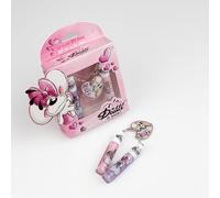 DIDDL - BFF Lip gloss Diddl - Duo Gloss da condividere con la tua migliore amica - Rosa e viola con ciondoli a cuore - Cofanetto Diddlina - Regalo per ragazza/amicizia