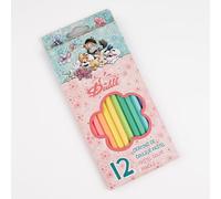 Diddl Matite colorate pastello, 12 pezzi, tonalità morbide e delicate, ideali per disegnare e colorare creativi