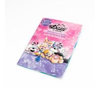 Diddl - Quaderno con adesivi riposizionabili A5 Oltre 100 adesivi amici - Libro creativo con 16 pagine di scenari - Attività manuale per bambini e fan Nostalgico anni '90
