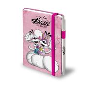 Diddl - Taccuino A6 rosa + penna a 80 pagine a righe - Carina cancelleria per scrivere al quotidiano - Formato compatto ideale per bambini e fan Nostalgico degli anni '90