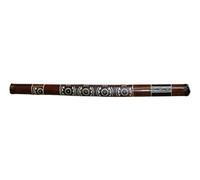 Didgeridoo in bambù. 120 cm di longitud. decorato con motivo africano