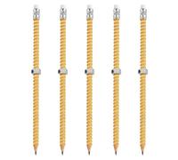 Didget Pencil - Penne di scrittura sensoriale tranquilla, penna portatile resistente a 5 pacchetti, stress che riduce gli strumenti calmanti studenti | Ansia silenziosa stress durevole che riduce l'us