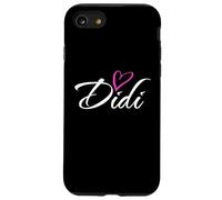 Didi con cuore rosa divertente zia nonna mamma regalo Custodia per iPhone SE (2020) / 7/8