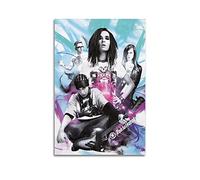 diDIdo Tokio Hotel Rock Band Vintage Tom And Bill Poster decorativo su tela, poster da parete e arte stampa artistica moderna per la camera da letto, 20 x 30 cm