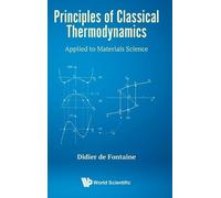 Didier De Fonta Principles Of Classical Thermodynamics: Appli (Copertina rigida)