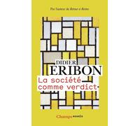 Didier Eribon La sociète comme verdict: Classes, identités, trajecto (Tascabile)