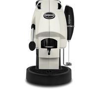 Didiesse Baby Frog Coffee & Tea - Macchina da Caffè a Cialde, con Frullino Montalatte e Doppio Portacialde per Caffè e Tè, Basso Consumo 450W, Erogatore Acqua Calda. (Avorio)