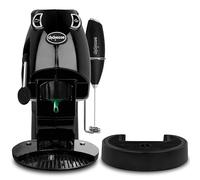 Didiesse Baby Frog Coffee & Tea - Macchina da Caffè a Cialde, con Frullino Montalatte e Doppio Portacialde per Caffè e Tè, Basso Consumo 650W, Erogatore Acqua Calda. (Nero)