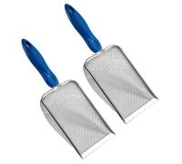 DIDILLX Pala per lettiera per gatti in acciaio inox con manico lungo per piccoli cuccioli di gattini e animali domestici, attrezzatura per il giardinaggio domestico