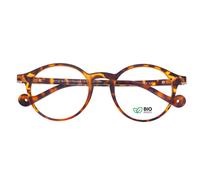 DIDINSKY Occhiali da lettura Anti bluelight Anti Luce Blue per uomini e donne. Touch Rubber, basette flessibili e cristalli antiriflesso. Havana Bio +2.0 - UFFIZI BIO