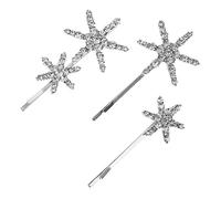 Didiseaon 1 forcina a stella the rituals elegant fermacapelli anelli fermagli per a stella bomboniere matrimonio fermaglio per a stella con strass fermaglio a stelle Silver