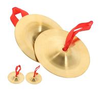 Didiseaon 1 paio Cymbali per Metallo Strumento Musicale per Danza e Festa Leggeri e Facili da Usare per Sviluppare La Nei Piccoli