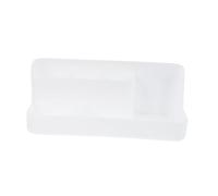 Didiseaon 1 Pezzo Custodia Manicure Multiuso Bianca Organizer Salone Per Pennelli Nail Art e Accessori Dimensioni Compatte e Portatile Per Casa e Ufficio