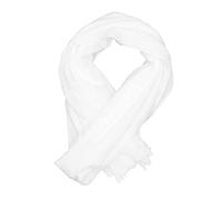 Didiseaon 1 Pz Sciarpa Di Cotone e Lino Scialle Di Protezione Solare Sciarpa Da Ragazza Estiva Da Donna Sciarpe Estive Scialle Per La Protezione Solare Bianca Lino Di Cotone