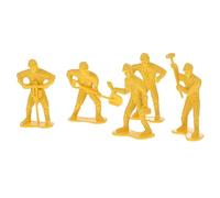 Didiseaon 1 Set Bambole Di Ingegneria Modelli Di Utensili Giocattoli Da Costruzione Per Figure Di Uomini Da Costruzione Per Ragazzi Giocattoli Da Operaio Statuette Di Operai 45 pezzi