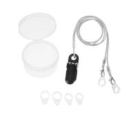 Didiseaon 1 Set Cordino Anti-Perdita Per Audiofoni Con Clip Di Sicurezza Corda Di Ritenzione Dell'Amplificatore Acustico Regolabile Corda Di Protezione Dell'Amplificatore Del Suono Di