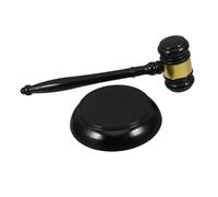 Didiseaon 1 set Martelletto Giudice Massiccio Utensile per e Tribunali Design Compatto e Suono e Forte Ottimo per Eventi e Cerimonie