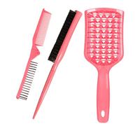 Didiseaon 1 Set pettine tagliacapelli parrucchiera barberine rimozione Spazzola per districante kit spazzola per a doppia faccia pennello posteriore liscio seta di nylon