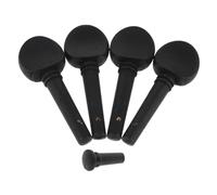 Didiseaon 1 Set Piroli per Violino Legno Tuning Pegs e Pin Coda Accessori Professionali per Accordatura Durabilità e Stabilità Del Suono