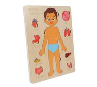 Didiseaon 1 set Puzzle Legno Del Corpo Educativo per Comprendere gli Interni Sviluppo delle Competenze Cognitive e Coordinazione per Compleanni e