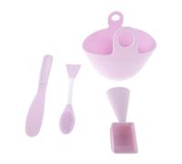 Didiseaon 1 Set Set Di Ciotole Per in Silicone Piatto Di Miscelazione Per Trattamenti Per Il Viso Strumento Fai Da Te Vaso Di Cera Sky-blue Gel Di Silice