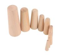 Didiseaon 1 Set Tappi di Scarico Legno per Kayak E Canoe Stopper Conico Resistente per Imbarcazioni Accessori Nautici Pratici E Flessibili per Sostituzione E Uso Quotidiano 10 Pezzi