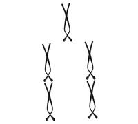 Didiseaon 10 Paia Accessori per occhiali Astine per occhiali tempio degli asta universale per braccia di gambe di ricambio per Metallo Black