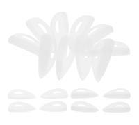 Didiseaon 10 Paia Cuscinetti in Silicone Riutilizzabili per Laminazione Ciglia Bianco, Taglia Portatile per Lifting e Styling per Extension Ciglia