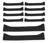 Didiseaon 10 Pezzi Copertura Protettiva per Asce e Accette in Plastica Nera, Resistente All’umidità Materiale Flessibile per Attività Outdoor e Lavori Sul Campo