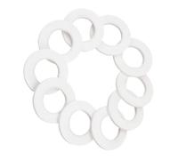 Didiseaon 10 pezzi Nastro per Estensione Ciglia in Tessuto Non Tessuto Bianco Adesivo Isolante per Ciglia Superiori e Inferiori Nastro per Uso Professionale Facile da Applicare e Rimuovere