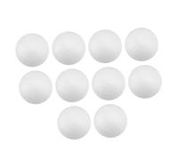 Didiseaon 10 Pezzi Palline Artigianali in Schiuma Palline di Schiuma Grandi Piccolo Albero Natale Palloncini Decorazioni Natalizie Sfera Decorativa Palla da Modellare da 7 cm Bianca