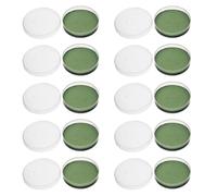 Didiseaon 10 Pezzi Piastre di Agar per Laboratorio 6cm per Esperimenti Microbiologici Ampia Applicazione e Differenziazione Cromatica per Progetti Scientifici