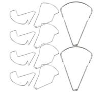 Didiseaon 10 Pezzi Protezione per Lame da Prato in Ferro Argento per Decespugliatore e Strimmer, Copertura Sostitutiva Facile da Installare per Proteggere Le Lame e Ridurre Gli Spruzzi