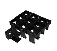 Didiseaon 10 pezzi Supporto per Interruttore Magnetotermico Staffa di Montaggio in Plastica Resistente Design Nascosto Compatto per Installazioni Elettriche Sicure e Stabili