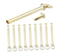 Didiseaon 10 set Kit Rivetti e per Riparazione Ventagli Pieghevoli Accessori Professionali in Ferro Resistente Facili da Montare per Manutenzione Ventagli Manuali