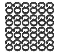 Didiseaon 100 Ganci a Forma di Otto in Plastica per Tende da Campeggio, Fibbia Antivento Resistente per Corda, Clip Fissa per Rifugi Esterni, Accessori per Campeggio e Attività Outdoor