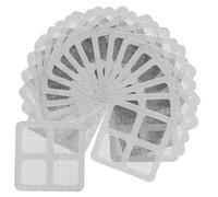 Didiseaon 100 pezzi Adesivi Protettivi Scarico Doccia Usa e Getta Rete Anticattura Capelli per Pavimento Bagno Cucina Facile Installazione e Sostituzione Copertura Drain Shower Hair Catcher