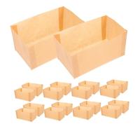 Didiseaon 100 Pezzi Carta da Forno Antiscivolo per Pane Rivestimenti per Stampo da Carta da Forno Resistente All Olio per Toast e Dolci per Cucine e Ristoranti