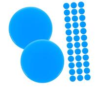 Didiseaon 100 Pezzi Chip di Bingo in Plastica Blu Rotondi per Gioco della Tombola Funzione di Raggruppamento e Ricompense a Punti per Ragazzo Ragazza