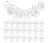 Didiseaon 100 Pezzi Di Cuscinetti Per Mobili Da In Particelle Di Gomma Anticollisione Paracolpi Trasparenti Per Mobili Ammortizzazione Per Tavoli Da Patio Morbido Per