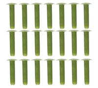 Didiseaon 100 Pezzi Flower Pegs in Plastica Verde, Accessori per Composizioni Floreali Fai, per Fiori Artificiali Decorativi, per Amici e Famiglie