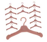 Didiseaon 100 pezzi Mini Appendiabiti in Plastica per Bambole Design Salvaspazio Facile da Installare per Organizzare Vestiti e Accessori Giocattolo Accessori Armadio Miniatura Versatili