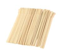 Didiseaon 100pezzi Bastoncini per Ceretta Monouso in Legno Estremità Arrotondate Accessori di Bellezza per Mescolare la Cera Depilatoria