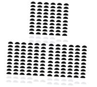 Didiseaon 105 Paia Occhiali in Lamiera Di Silicone Cavo Nasello Nasello Antiscivolo a Occhiali Naselli Rialzati Accessori Per Occhiali Naselli Per Occhiali Comodo Nasello Black