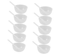 Didiseaon 10pezzi Ciotole Trasparenti per Mischiare Strumenti per e Creazione di per Ragazzo Ragazza e Ragazze Inclusi Leggere e Impilabili Facili da Pulire e Riutilizzabili